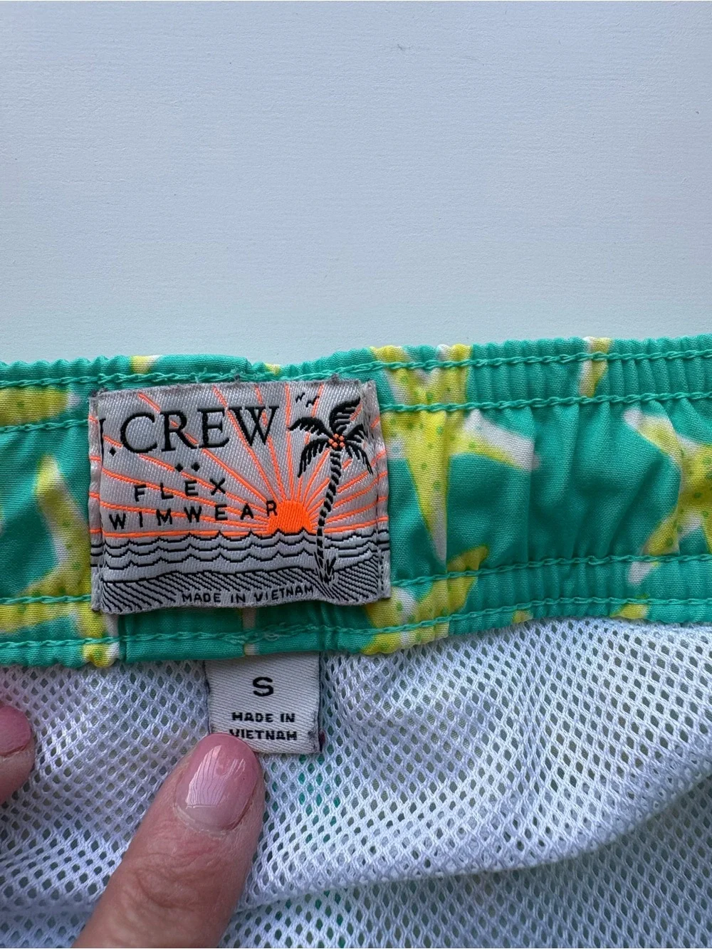 2 Pairs of J Crew Flex Swimwear Mens Size Small